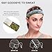 Palm Trees Beach Sea Ocean Sweatband Elastic Non-Slip Sports Headband Instant Cooling Moisture Wicking Quick Dry Sweatband Fashion Lightweight Breathable Headband