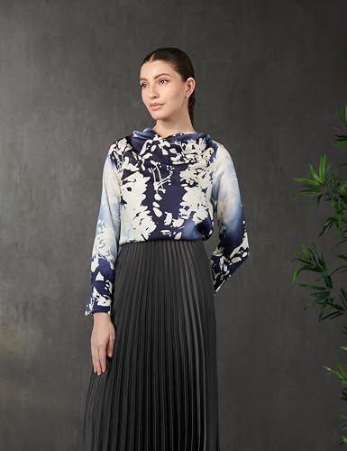 Image of Marks & Spencer Women Polyester Floral Regular Fit Blouse