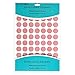 PARLAIM 1050 PCS 3/4 Inch Pink Circle Stickers, 15 Sheets, 0.75