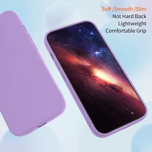 Image of for Xiaomi 17 Case Precise Camera Cutouts Soft TPU Shockproof Phone Cover - Purple