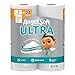 Angel Soft Ultra Toilet Paper, 6 Mega Rolls = 24 Regular Rolls, 2 Ply Toilet Tissue