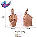 MOKRY PARTY Middle Finger Funny Head Mask Costume Party Prop Adult Middle Finger Mask