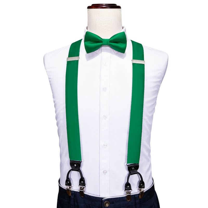 Set de Tirantes, Pajarita y Pañuelo de Seda para Hombre miniatura 5