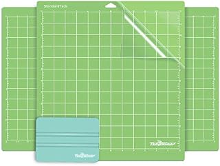 TECKWRAP StandardGrip Green Cutting Mat 12"x12" 3 Pack