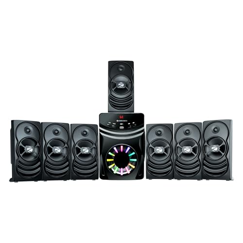 Zebronics 7.1 Channel Home Theatre Speaker, 140W Output, 13.33cm ...