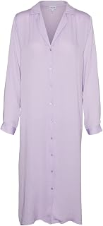 VERO MODA Women's Vmdarcy LS Calf Shirt Dress VMA Dress M Lavender