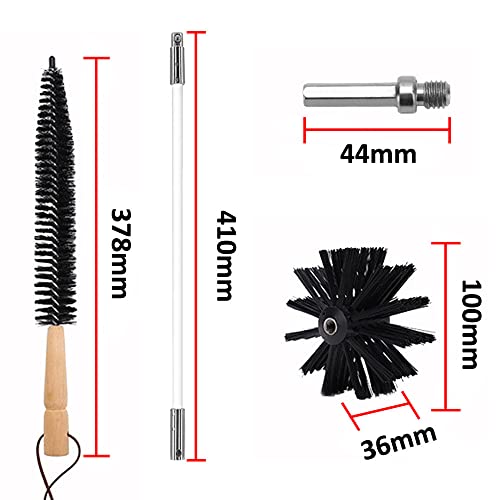 MOCNT Kit di Pennello per Pulizia del Camino