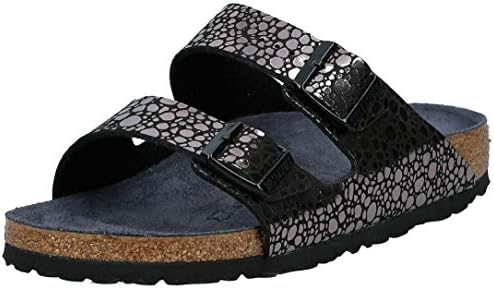 birkenstock arizona metallic stone