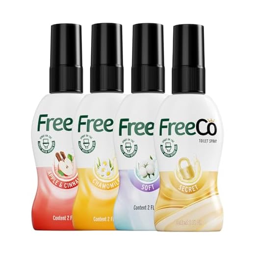 Freecô Bloqueador De Odores Sanitários - Novas Fragrâncias Pack com 4 unidades