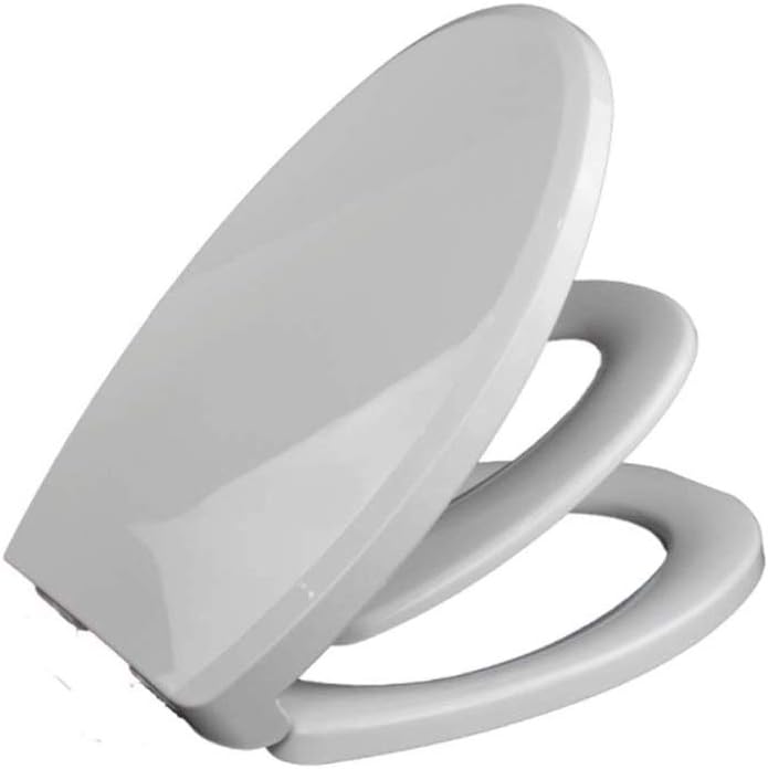 Transitions Quiet-Close with Grip-Tight Bumpers Elongated Toilet Seat with Integrated Child-Size, White