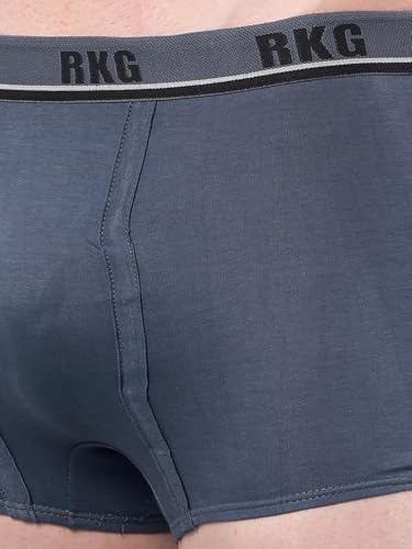 Image of RKG Men's Cotton Trunks Soft & Breathable Innerwear | Comfortable Stretch Fit Everyday Underwear | Durable Elastic Waistband | from Dollar Brand