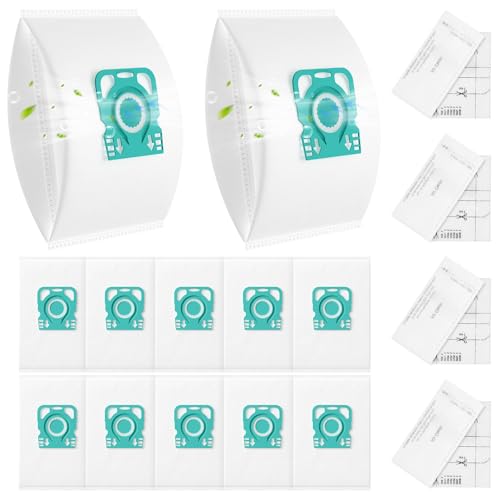 12 Vacuum Bags Compatible with Miele TU Guard L1 S1 M1