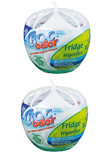 Henkel Croc Odor 2 x Fridge XL Deodoriser Neutralise Eliminator Freshener