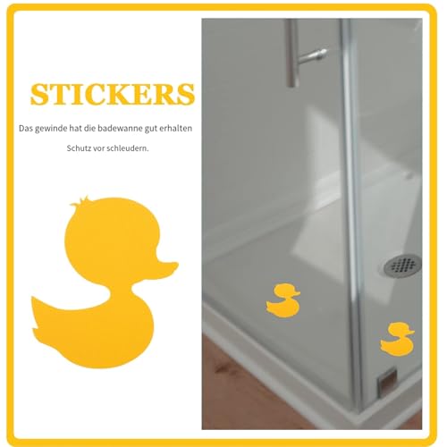 HSYTEK 12 Stück Anti Rutsch Badewannen, rutschfeste Duschaufkleber, Niedliche Enten rutschfeste Aufkleber Für Kinder Badewanne, Selbstklebende Anti-rutsch-Stickers für Bad, Anti Rutsch Dusche