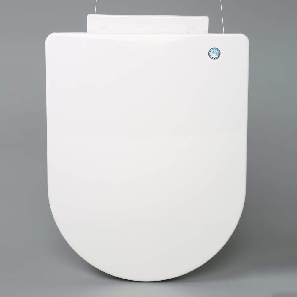 AAI Royal Round Soft Close Plastic Hydraulic Seat Covet with Noise Proof Feature (Standard Size, White) (Design 1)