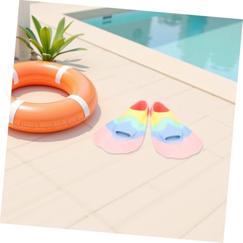 Palmes d'entraînement de natation sans douleur aux pieds pour enfants XXS