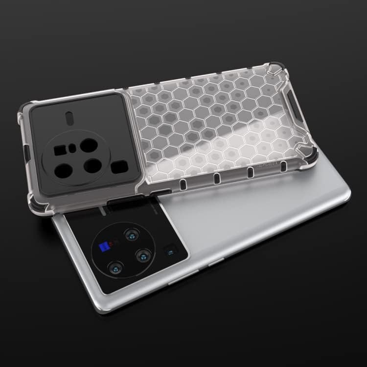 Image of Hard PC Back Case Cover for Vivo X80 Pro 5G Anti Slip Ultra Thin Shockproof Reinforced Corners (Transparent)