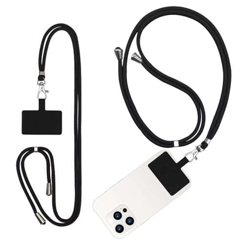 R&B Sports & Leisure Phone Lanyard Crossbody, Mobile Phone Lanyard Strap, Adjustable Nylon Neck Strap, Compatible With Most Phones, iPhone and Samsung