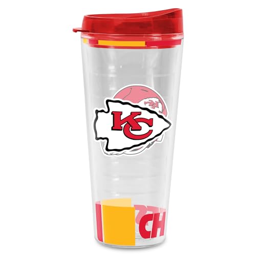 Image of Rico Industries NFL Football Double Wall Classic 16oz Or 20oz Tritan Tumbler W Lid