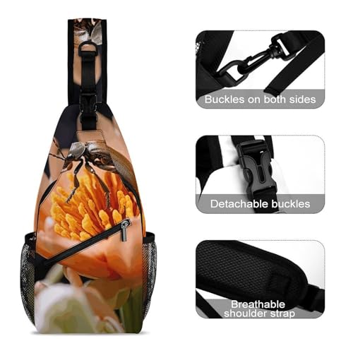 Mochila tipo bolso cruzado para senderismo y viaje miniatura 3