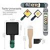 ipow Lot de 8 Poelon Raclette Carré à Revêtement Anti-adhésif,Coupelle Raclette Barbecue avec Poignée Colorée Isolée pour Fromage Fondu Oeuf Frit,Accessoires avec 8 Pcs Grattoirs en Bois