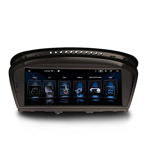 ✪【Mantieni le Funzioni Originali del Sistema】Mantiene il sistema originale iDrive, facile accesso a tutte le funzioni (non supportate dopo l'installazione di apk); mantiene il sistema audio hi-fi originale; mantiene la funzione originale della radio/lettore CD e non distruggere il cavo originale; lo schermo originale della fotocamera posteriore; riporta le funzioni Bluetooth e del volante. Mostra il sistema originale su questa nuova schermata IPS.