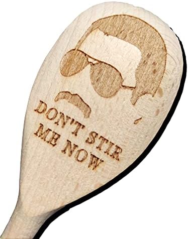 Queen Freddie Mercury Inspired Wooden Baking Spoon Wood Kitchen Cooking Birthday Present Fan Gift