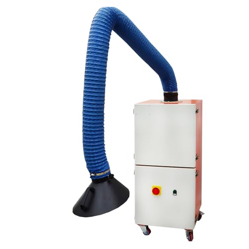 HayWHNKN Solder Fume Extractor Welding Fume Extractor Smoke Absorber Laser Cutters Welding Air Purifier Single Arm 220V 1.1KW 396m³/h