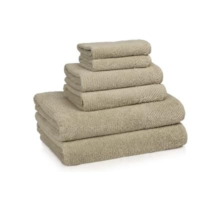 Kassatex NAT-256-SS Naturel Handtuch-Set, Sandstein