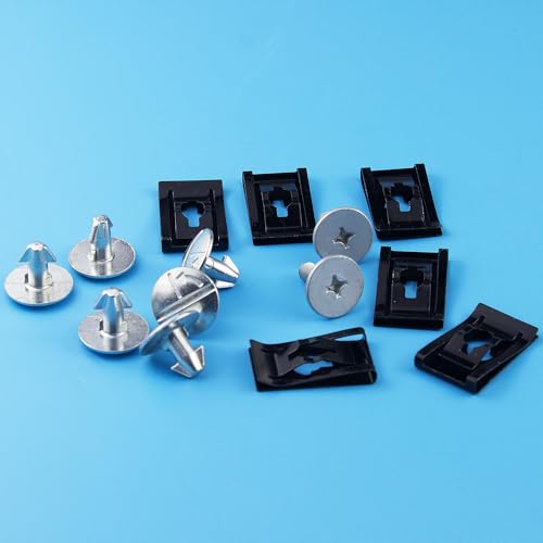 Image of Lower Engine Cover Pin Screws Bolts Splash Shield Hardware Aftermarket Replacement Parts Fit for Honda Accord Civic CRV Acura. OEM#:90674-TY2-A01 90105-TBA-A00 90673-TY2-A01.