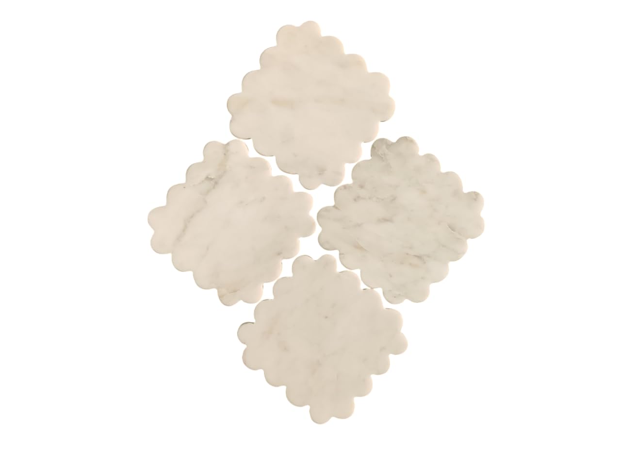 Sous-verres en marbre lot de 4 idée cadeau pendaison de crémaillère