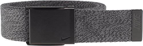 Nike Men's Heather Web Belt, dark grey, One Size