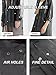 L-Rain TPU Clear Rain Coat for Women - Waterproof Packable Fashion Rain Poncho with Hood Reusable Raincoat-Black-L, Large