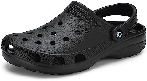 DOCTOR EXTRA SOFT Men's Classic Casual Clogs/Sandals with Adjustable Back Strap for Adult | Comfortable & Light Weight | Stylish & Anti-Skid | Waterproof & Daily Mules for Gents & Boys D-501