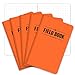 Field Notebook - 3.5"x5.5" - Orange - Dot Graph Memo Book - Pack of 5