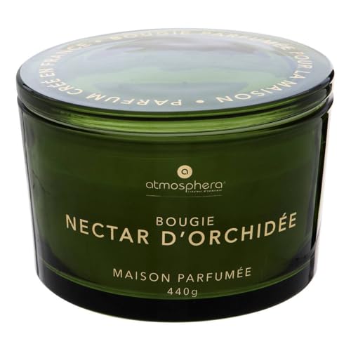 Atmosphera - Bougie parfumée 440 g glowy nectar d'orchidée