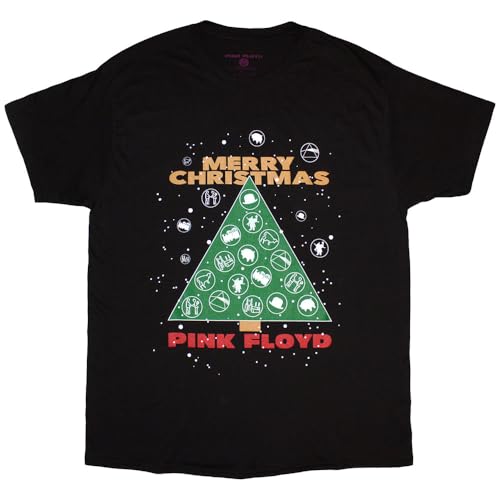 T-shirt Pink Floyd Merry Christmas, Noir , XXL