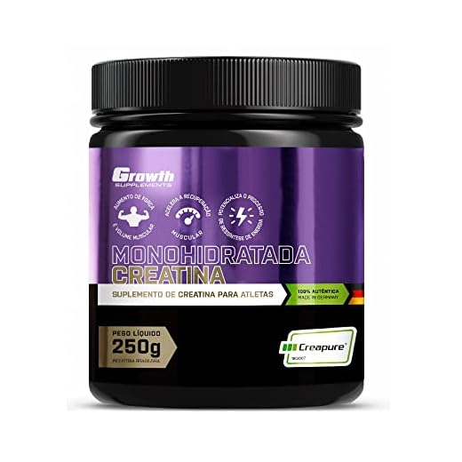 Creatina Monohidratada Creapure 250g - Growth Supplements