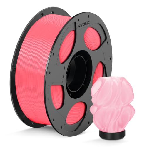 Image of ANYCUBIC PLA 3D Printer Filament 1.75mm, Translucent Pink, 1KG