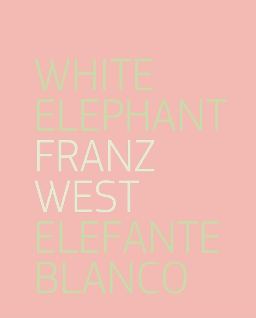 Franz West Elefante Blanco livre d'art cadeau idéal collectionneur
