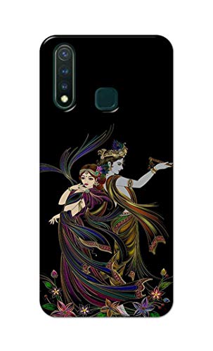Image of Lord Radha and Krishna Hard Back Case Cover for Vivo Y19 / Vivo U3 (6.53 inch) Back Cover -(J5) VNS2223
