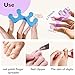 SUNFATT Toe Separators for Pedicure,Toe Separators for Women,Pedicure Toe Spacers for Separating Toenails or Nails,Easy Finger and Toenail Polish Grooming,Soft Gel Toe Spacers Pedicure Kit.