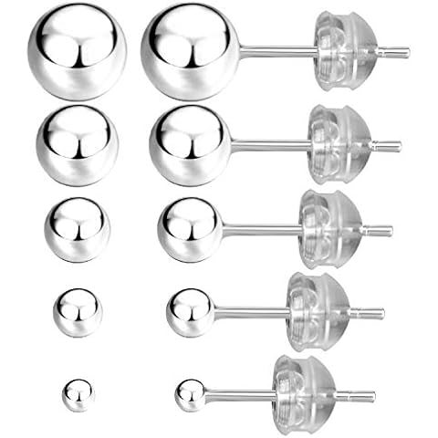 JADENOVA Sterling Silver Ball Earrings Cover
