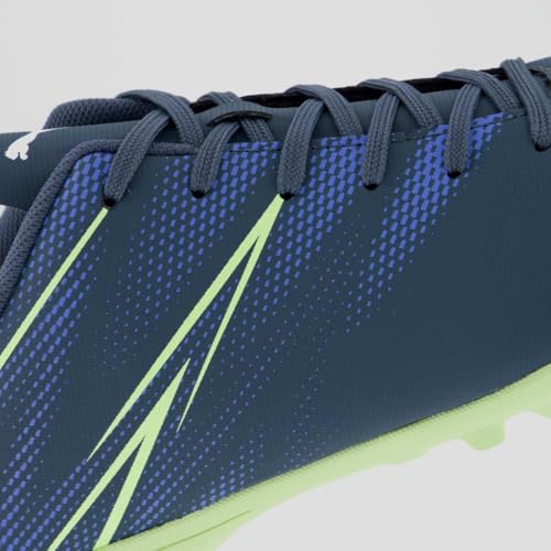 Chuteira Puma Attacanto TT BDP Society Azul e Verd