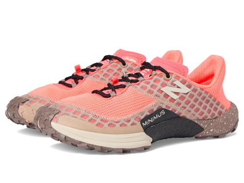new balance(ニューバランス) メンズ Minimus V1 トレイルランニングシューズ, 緊急レッド/フラットトープ/ビスク。, 14