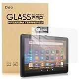 【2枚入り】Doo Fire HD10/HD10 Plus 第13世代用強化ガラスフィルム 2023年発売 10インチ Fire HD10用 ガラスフィルム 液晶保護フィルム 飛散防止処理 自動吸着 旭硝子製 9H 耐スクラッチ 貼り付け簡単 Fire HD10 / HD10 Plus 2023対応ガラスフィルム（強化ガラス液晶面フィルム2枚）