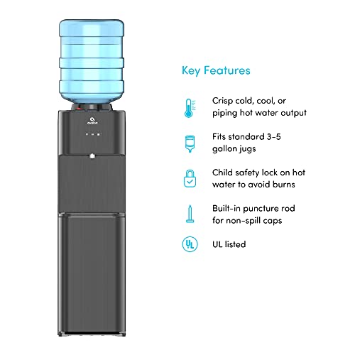 image for Avalon Top Loading Water Cooler Dispenser - 3 Temperature, Child Safet