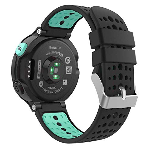 Image of Band Compatible with Garmin Forerunner 235, Soft Silicone Replacement Watch Band Strap Wristband for 220 /230 /235 /620 /630 /735XT /235 Lite Smart Watch for Women Men
