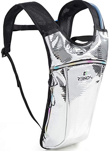 Hydration Backpack - Light Water Pack - 2L Water Bladder Included for Running, Hiking, Biking, Festivals, Raves