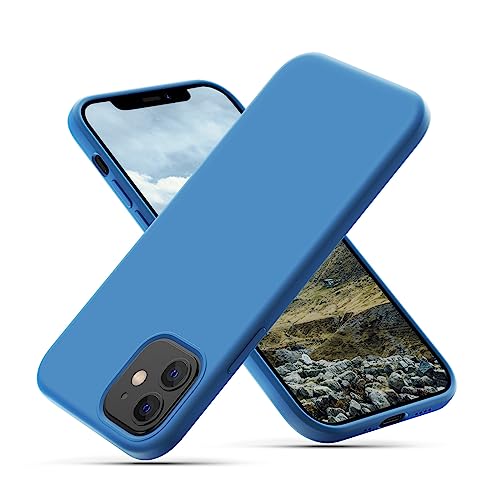 CALOOP Liquid Silicone Case Designed for iPhone 12 Mini Case 5.4 inch